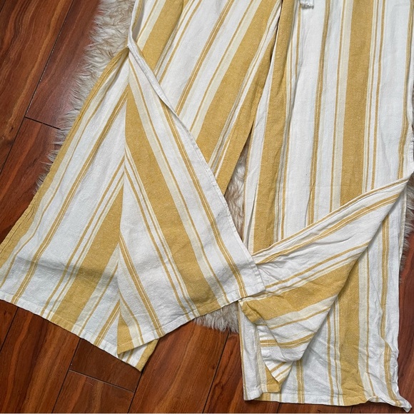 NOBO side slit super high rise striped pants - Picture 4 of 7